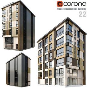 现代独栋别墅 建筑 住宅 小区 房子